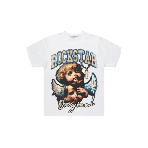 Deiter 2.0 White Oversized Graphic T-Shirt