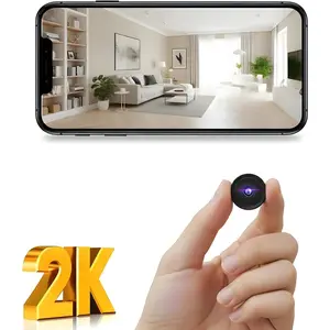 Hidden Camera,2K/30fps WiFi Spy Camera,Nanny Cam Hidden Camera,Mini Camera with Night Vision & Motion Detection,Wireless Indoor Security Camera for Pet/Baby/Nanny