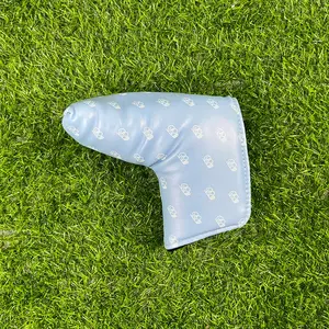 Golf Club Head Covers, Protective Sleeve, Drive PU Waterproof Material, Better Protection, Blue Utility, Simple Style, Golf Accessory