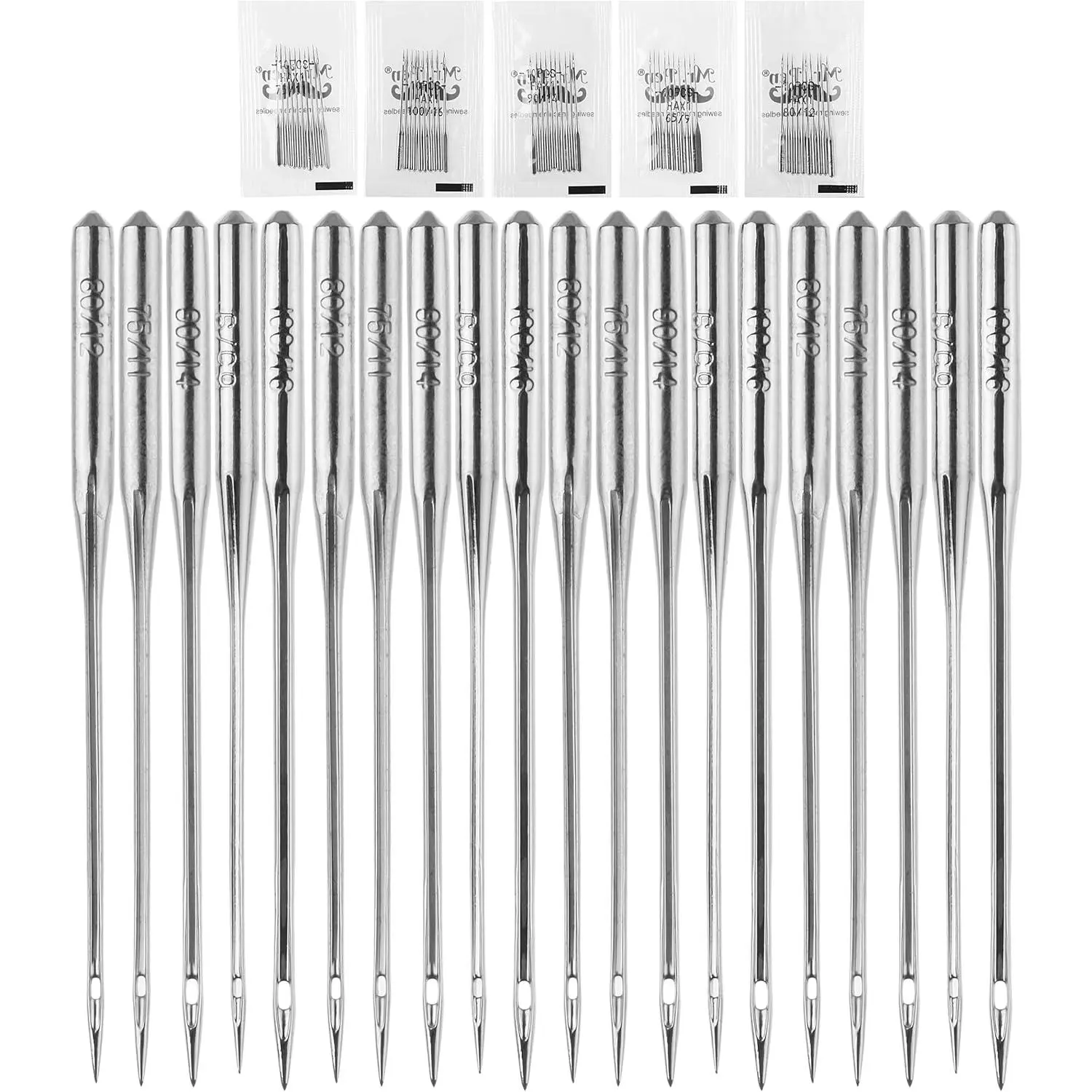 - Sewing Machine , 50 Pack, Universal Sewing Machine  for Singer, Brother, Janome, Varmax, Assorted Sizes 65/9, 75/11, 80/12, 90/14, 100/16,  for Sewing Machine