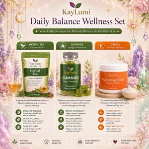 Wellness Support Trio  Herbal Tea (pedi poi nan tout kow • Gummies • Capsules Natural Lemon Healthcare