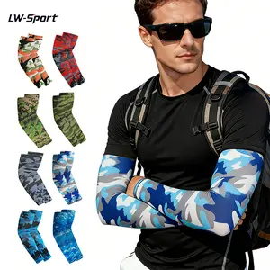 4Pairs /8 Pairs Camo Cooling UPF 50+ UV Protection Arm Sleeves | SunSafeTok OutdoorTok CyclingTok Ice Silk Breathable Sun Sleeves | for Cycling Hiking Fishing Running Motorcycle Summer Outdoor Sports