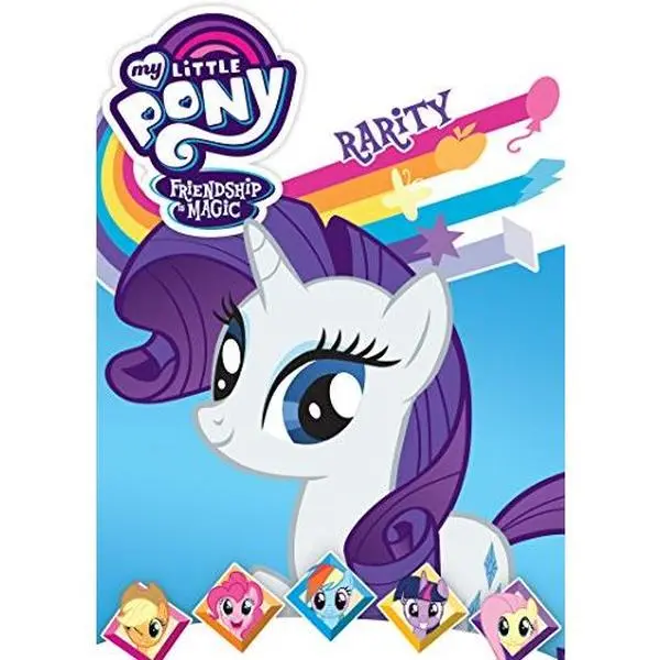 Used Soft Cover Book - My Little Pony: Friendship Is Magic Rarity (DVD Included) - English, Very Good to Like New Condition
