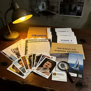 Case 3: Portamar Crime Spanish Board Game, Detective Mystery Solving at Home, Escape Room Chess Game, over 50 Investigation Files