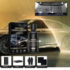 Graphene Ceramic Coating for Vehicles, Featuring a Super Flowing Crystal Plating That Provides Waterproof Sealing And Maintenance for Car Paint. It'S User-Friendly And Perfect for Keeping Your Car Looking Brand New During Holiday Travels
