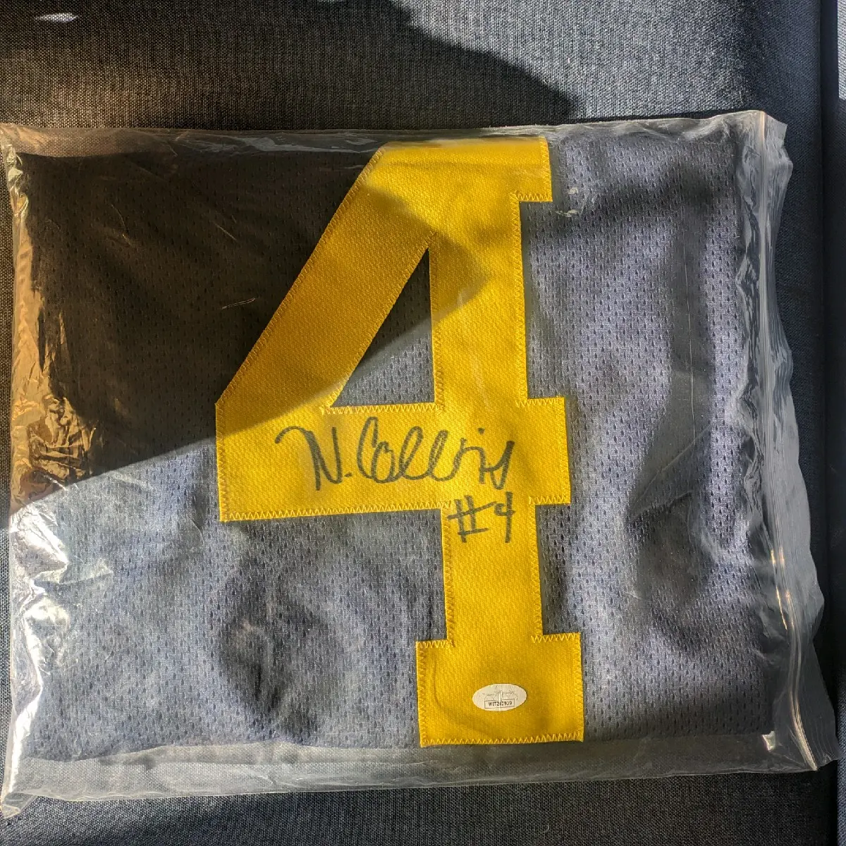 niko Collins autographed jersey