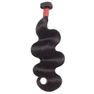 Indian virgin body wave natural human hair bundles