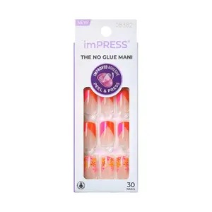 KISS imPRESS No Glue French Manicure Press-On Nails KISS imPRESS No Glue French Manicure Press-On Nails