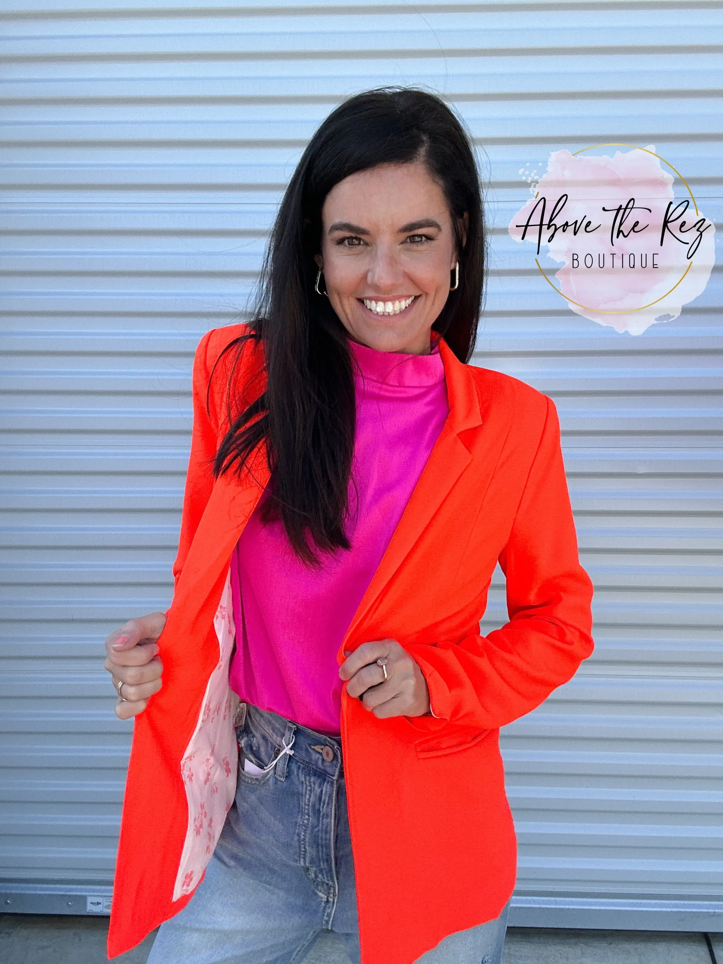 Electric Orange Blazer