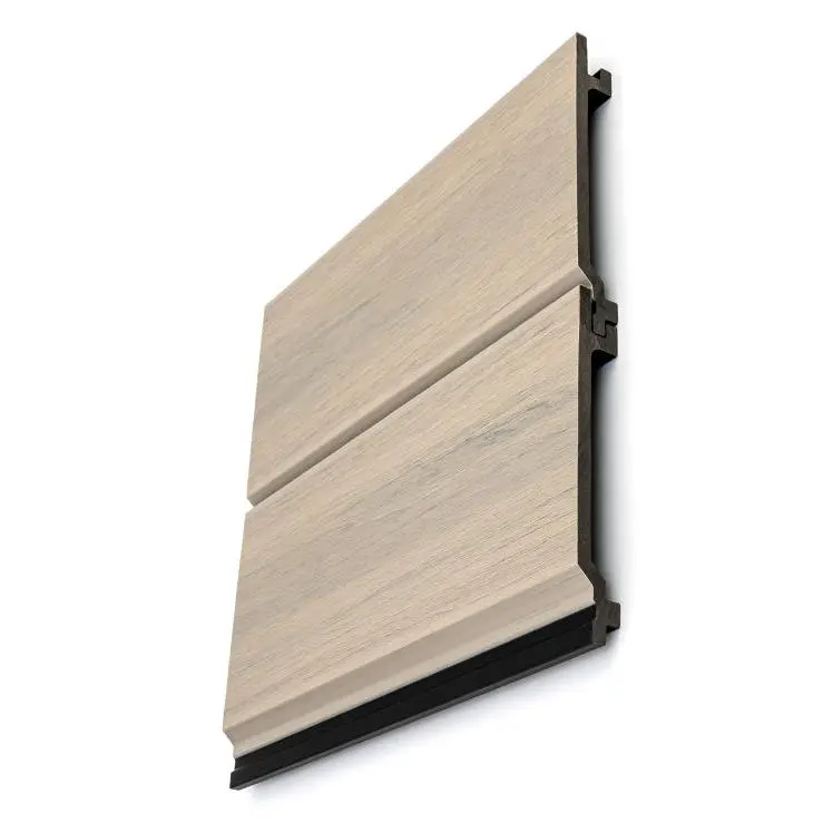 Teak Exterior Slat Wall Paneling for Outdoor & Indoor Cladding, Wood Grain Decorative Wall Panels, Waterproof, Weatherproof & Soundproof, Modern Home & Office Decor, Ideal for Living Rooms, Bedrooms, Hallways, Offices & Feature Walls