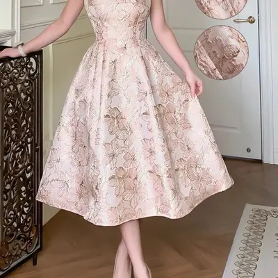 chinese dress ladies Prima Donna Pink A-Line Maxi Dress main image 0