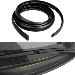 Front Windshield Seal Strip, 6.5 Ft  Windshield Moulding Trim,  & Cuttable Window Door Seal Stripping, Universal  Accessories for    SUVs (0.98x0.39 inhces)