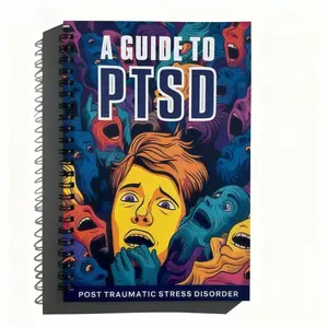 Emotional Healing Spiral Notebook Art Graffiti Style Thick Pages Portable Writing Special For Mental Wellness Lovers & Students