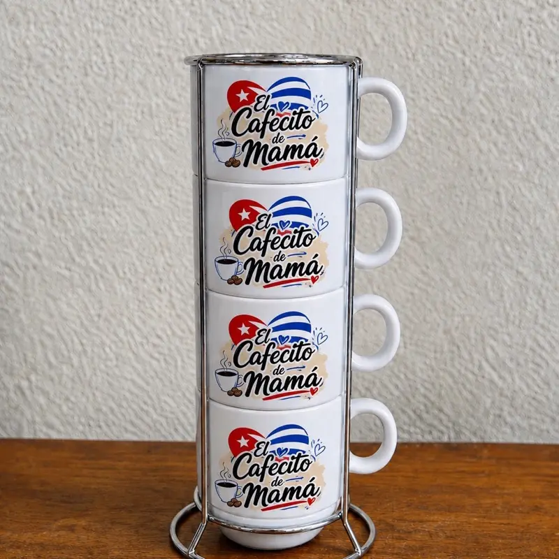 Tazas de Cafe expreso con soporte , personalizados Cappuccino Mugs