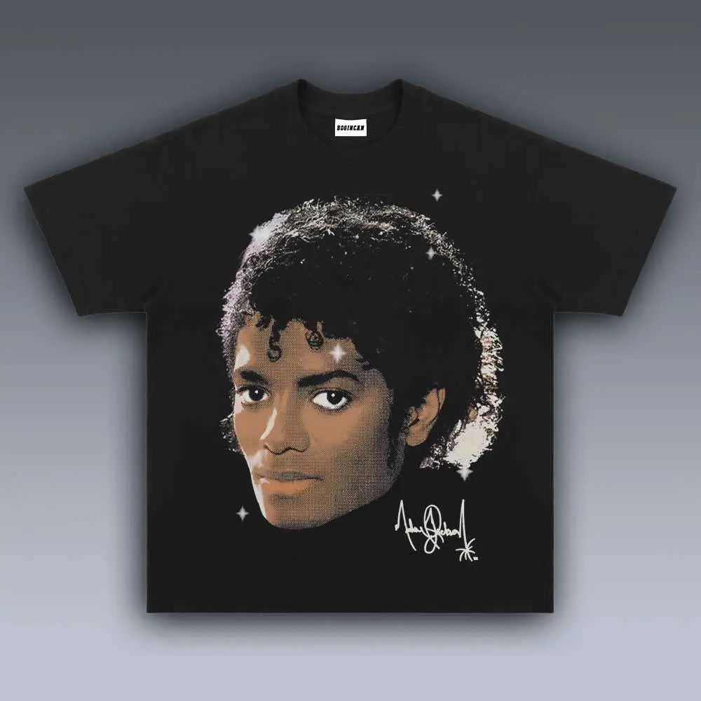 Vintage Tee Michael Jackson V7.8 T-shirt Creewneeck Madee Using 100% Us Cotton & Printeed In Thee Usa