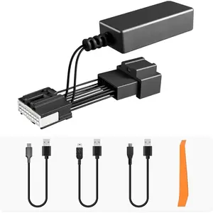 Dashcam Power Adapter Custom for Ford 16 Pin (Model A) for F150/F250/F350 Explorer Bronco and etc,Hide The Wires GPS Radar Mirror Camera Dash Cam Adapte Connects to Rearview Mirror