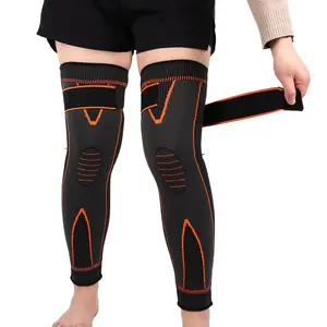 SUJAYU 2 Pack Knee Wraps for Pain Relief Women Men, Knee Compression Sleeve for Men Women, Compression Knee Brace for Arthritis Pain and Support (Orange, Large)