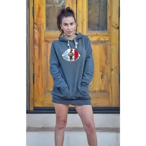 Women's Pascua Yaqui Deer Dancer Lips Hooded Dress