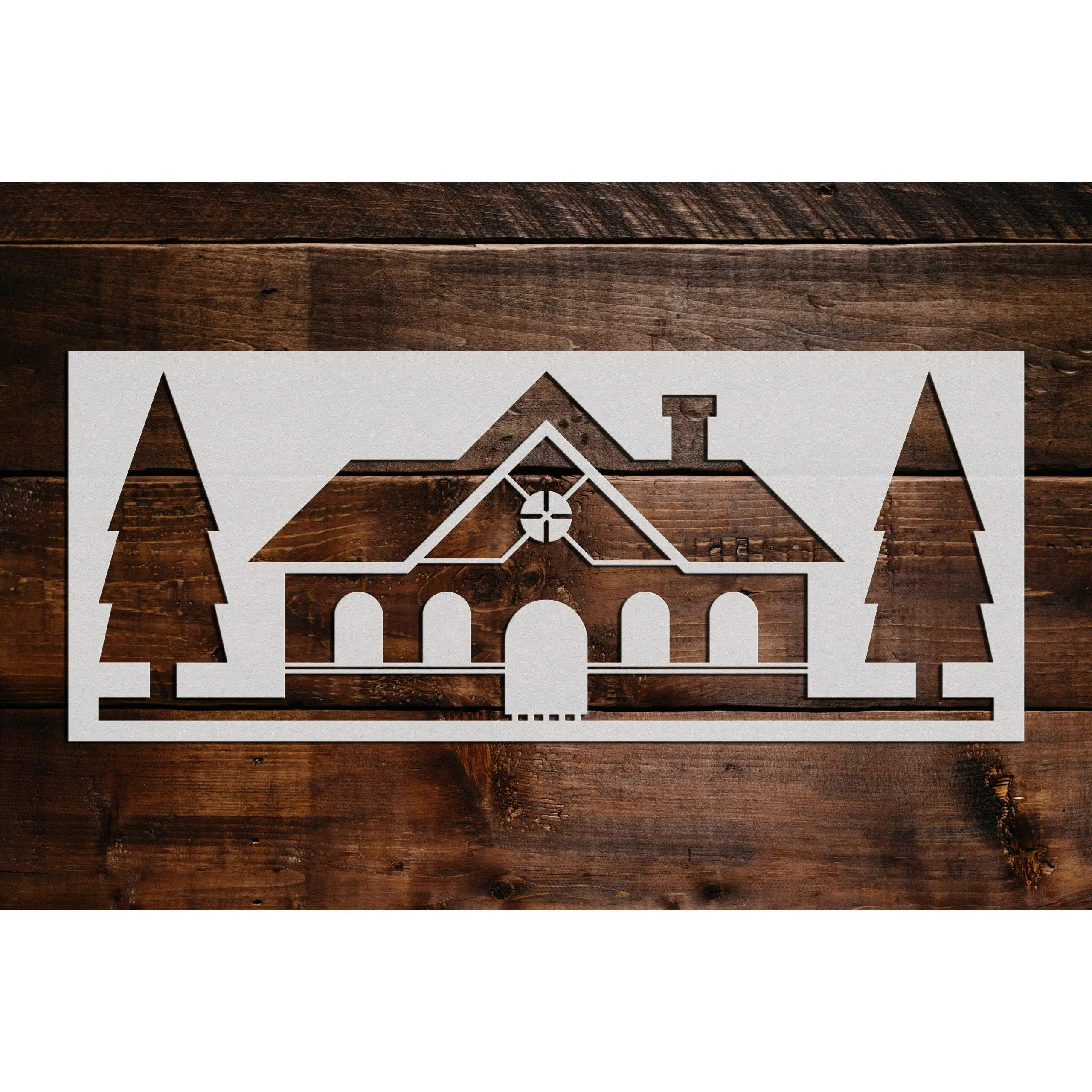 Church Stencil - Art and Wall Stencil
