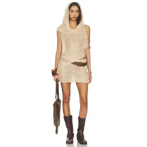 superdown Braelyn Knit Skirt Set in Natural