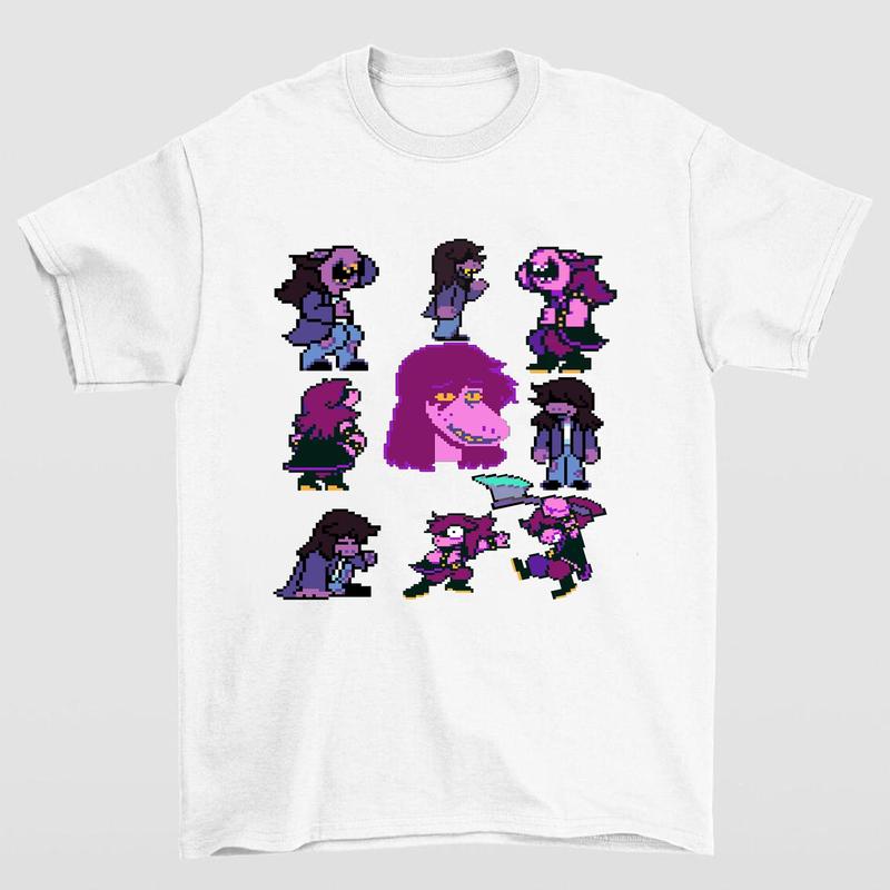 Susie Deltarune Character Art Indie Gamer Aesthetic Unisex Graphic T-Shirt