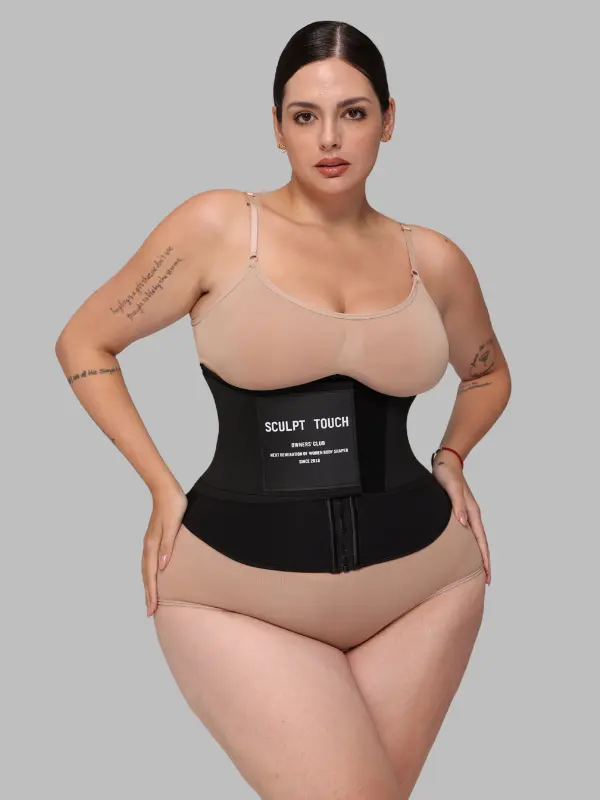 Sculpt Touch Sauna Hourglass Girdle – Neoprene Compression Waist Corset | Workout Support & Body Contouring Shapewear SpringStatements Fitness Everyday Womenswear