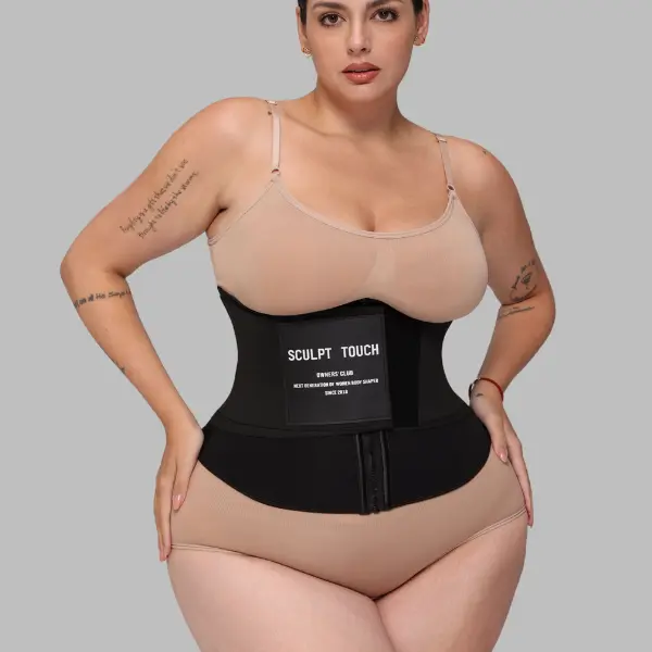 Sculpt Touch Sauna Hourglass Girdle – Neoprene Compression Waist Corset | Workout Support & Body Contouring Shapewear SpringStatements Fitness Everyday Womenswear