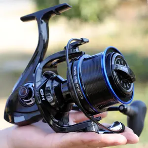 Sougayilang Spinning Fishing Reel 13+1BB Metal Body Smooth Carp Spinning Reels for Saltwater Freshwater Fishing Gear Ratio Baitfeeding System Streamline Ball Bearings
