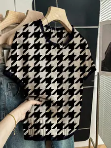 Women's Knitted Sweater, Casual Round Neck Design, Comfortable & Stylish Daily Wear, Perfect for Fall Winter Seasons