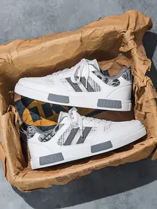 Men's Ethnic Geometric Patchwork Breathable Mesh Sneakers, Spring Summer Lightweight Casual Sports Shoes, Comfortable Low Top Men's Shoes