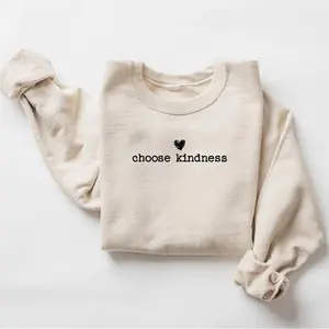 Choose Kindness Gildan Sweatshirt, Cute Positive Affirmation Crewneck for Teachers, Cozy Team Teacher Pullover, Thoughtful Appreciation Gift