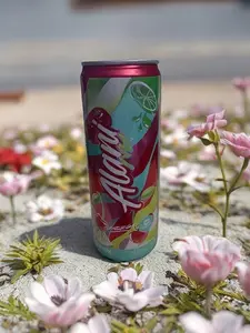 Cherry Twist Alani Candle - Hand-Poured Soy Wax in Recycled Energy Drink Can - Black Cherry Chai Scent - Eco-Friendly & Long-Lasting Burn - Perfect Gift for Caffeine Lovers