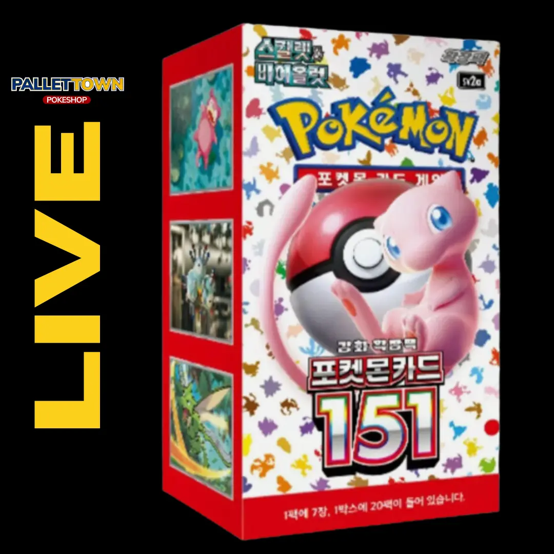 LIVE] Korean 151 Booster Box (20 Packs) - TikTok Shop