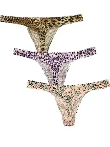 3pcs Men's Ultra-Thin Striped Underwear Set, Transparent Elastic Fashion Briefs, Breathable Comfort Summer Shorts, 3-Pack