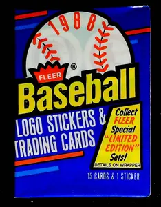 1988 Fleer Baseball Wax Pack