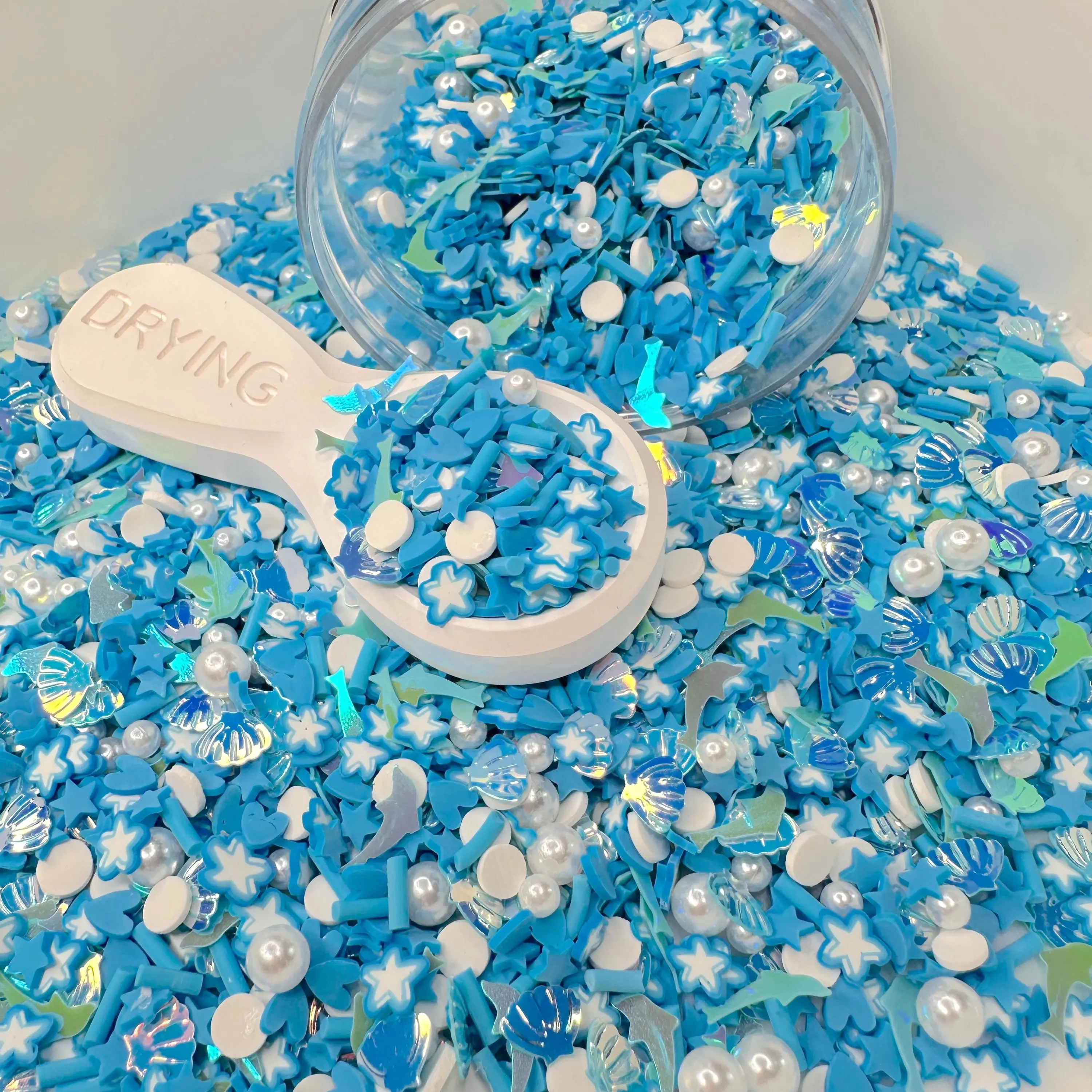 Blue Ocean Themed Polymer Clay Sprinkle (NOT EDIBLE) D37-20