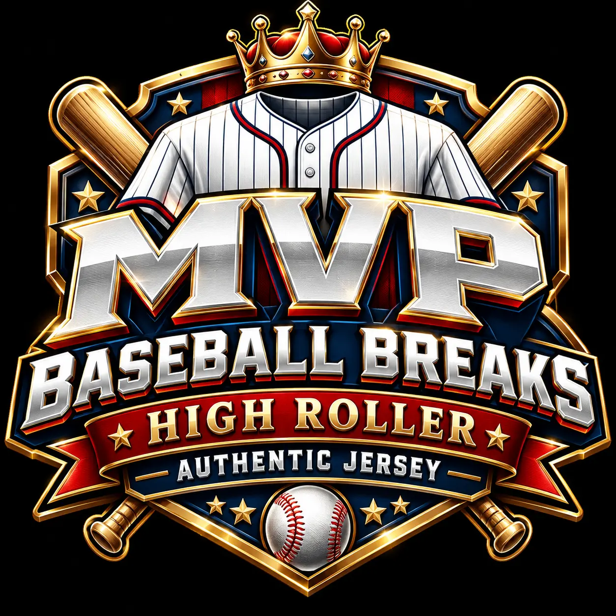 (1) -DIVISION BREAK- High Roller MLB Autographed Authentic Baseball Bat Sports Memorabilia