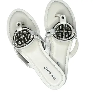 Pierre Dumas Women's Sandals with Silver Buckle, Elegant Design, Comfortable Fit, Ideal for Walking Shoes - Girl