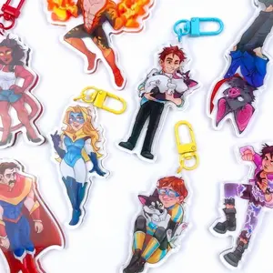 Dispatch Z Team - 7cm Double-Sided Charm, keychain, phone charm