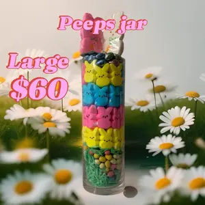 Large Peeps Candy Jar