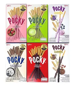 Pocky Biscuit Stick 6 Flavors Variety Pack (Pack of 6) Total 8.84 oz - Classic Flavors & Fun New Flavors - Snack & Cooky