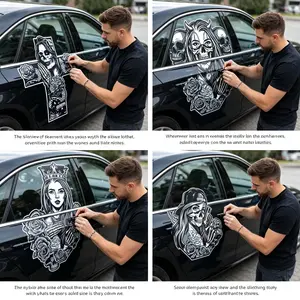 Trendy Car Graphic Stickers | Personalize Your Ride in Minutes reflective strips