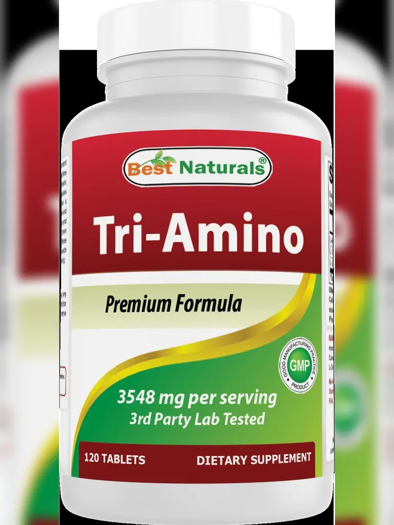 Best Naturals Tri-Amino with L-Arginine, L-Ornithine, L-Lysine 120 Tablets (New Improved Formula)