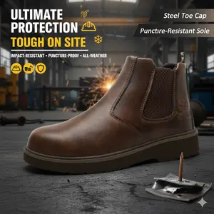 Steel Toe Work Shoes for Tough Jobs: Puncture & Smash Proof, Built for Extreme Durability and Protection