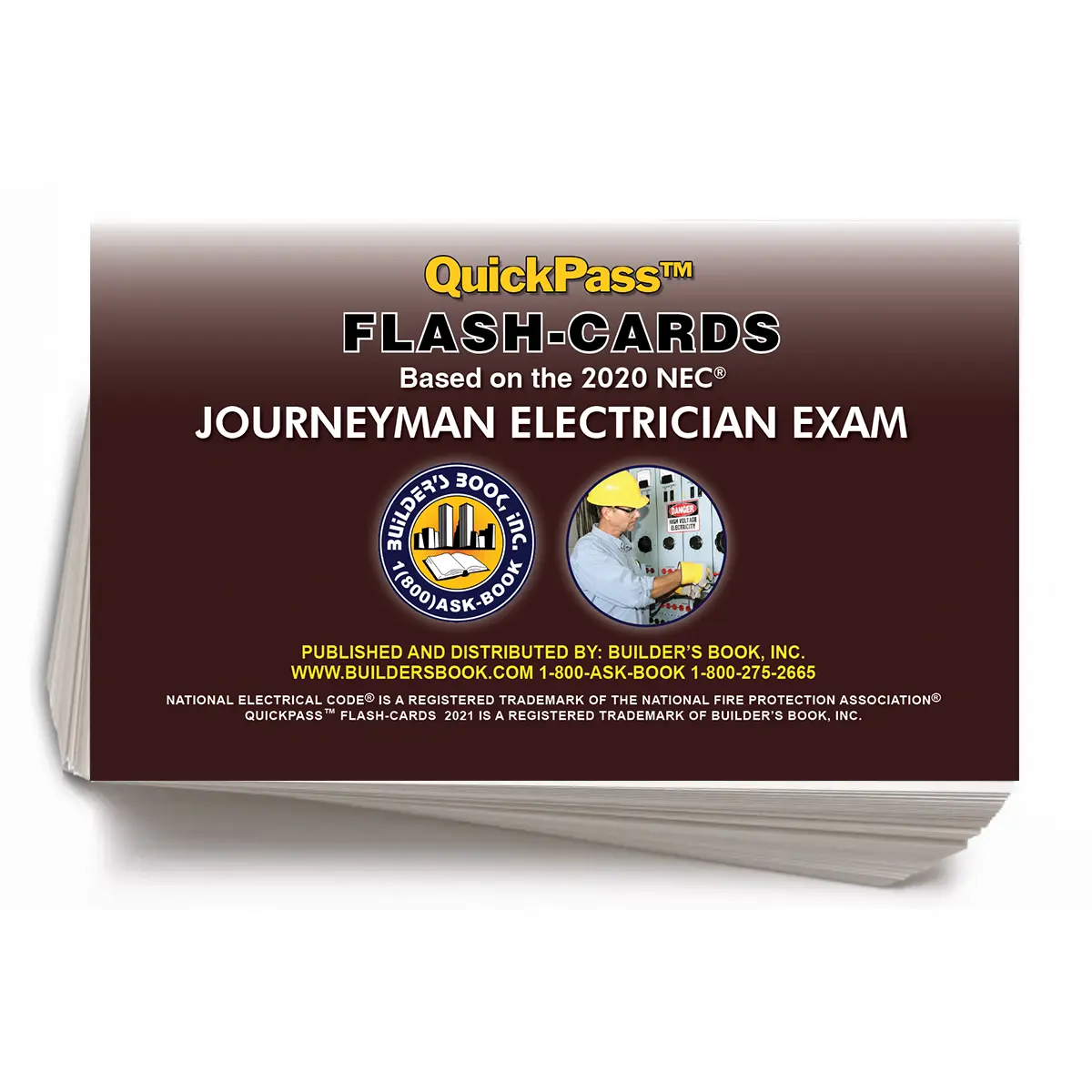 Journeyman Electrician Exam QuickPass Flash-Cards Based On The 2020 NEC