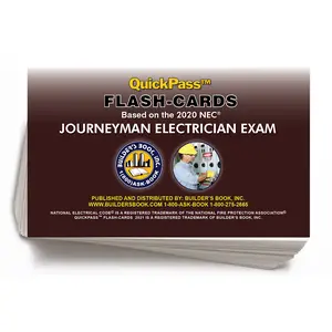 Journeyman Electrician Exam QuickPass Flash-Cards Based On The 2020 NEC