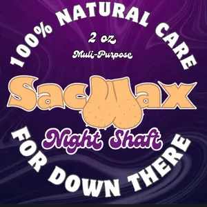 Sac Wax “Night Shaft” Deodorant, Cologne, Chafe Balm 2oz Tin Solid