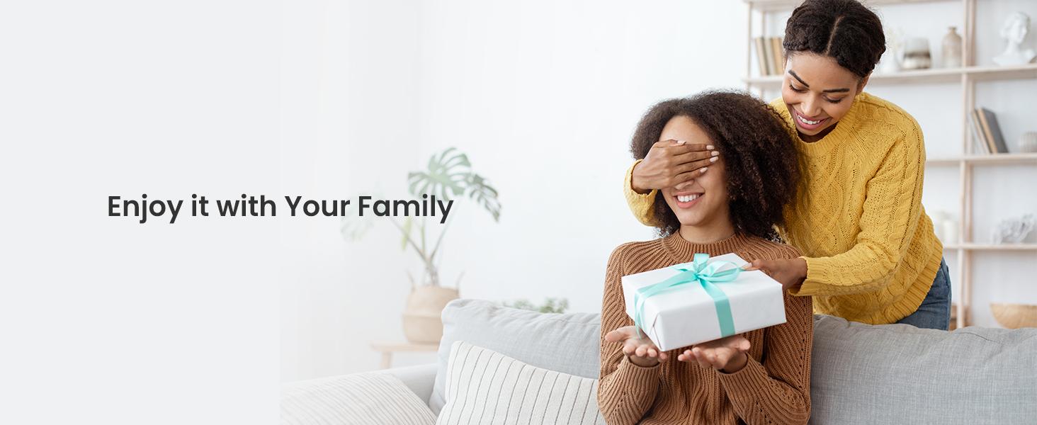 RENPHO Back and Eye Relaxation Gifts Bundle, Back Heating Pad and Eyeris 3 Eye Massager with Heat and Cooling Pack, Valentines Day Choice for Women Mom Wife