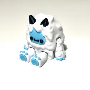 Flexi Yeti - 3D Printed Articulating Figure Flexi Yeti - 3D Printed Articulating Figure