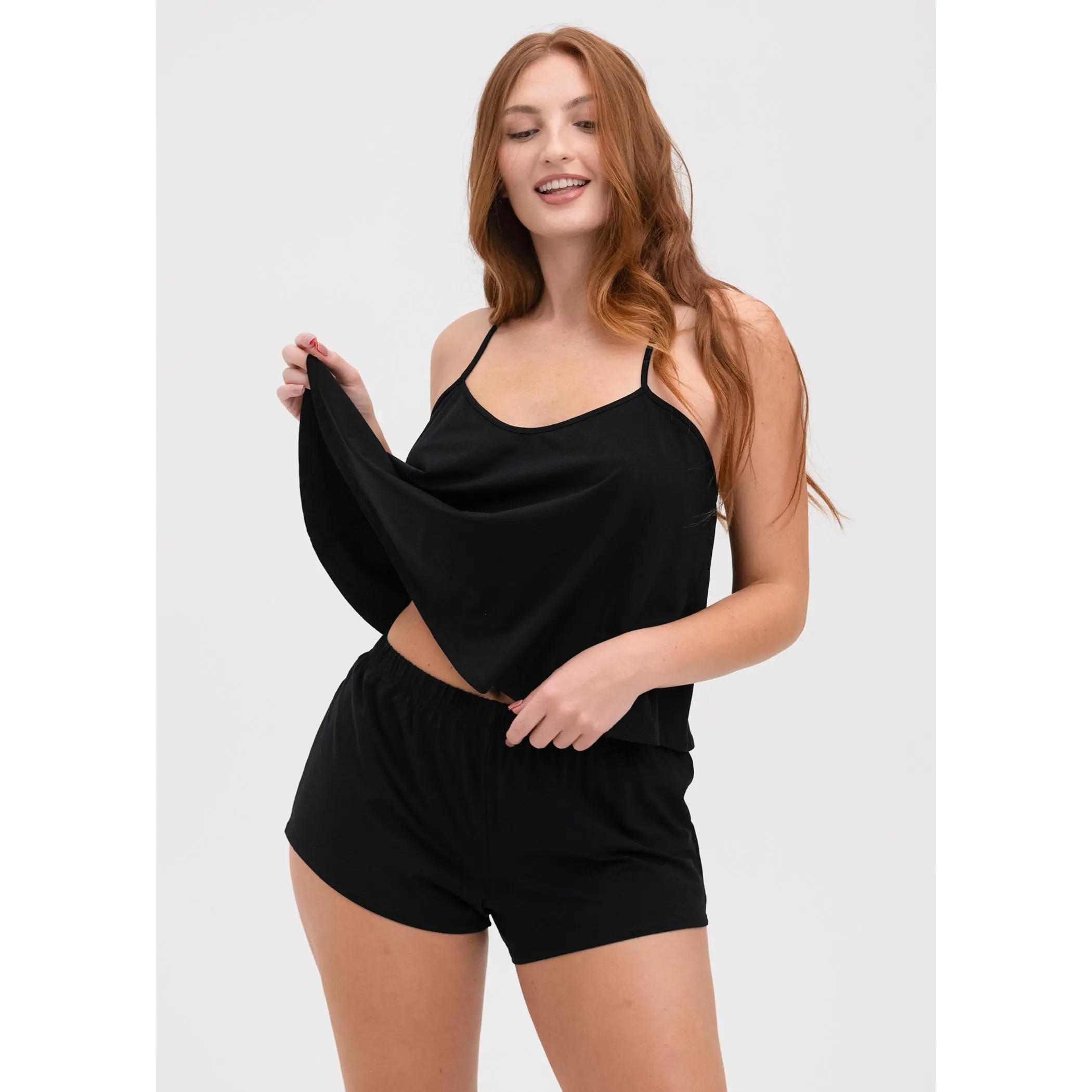 Midnight Black | Womens Cami Set